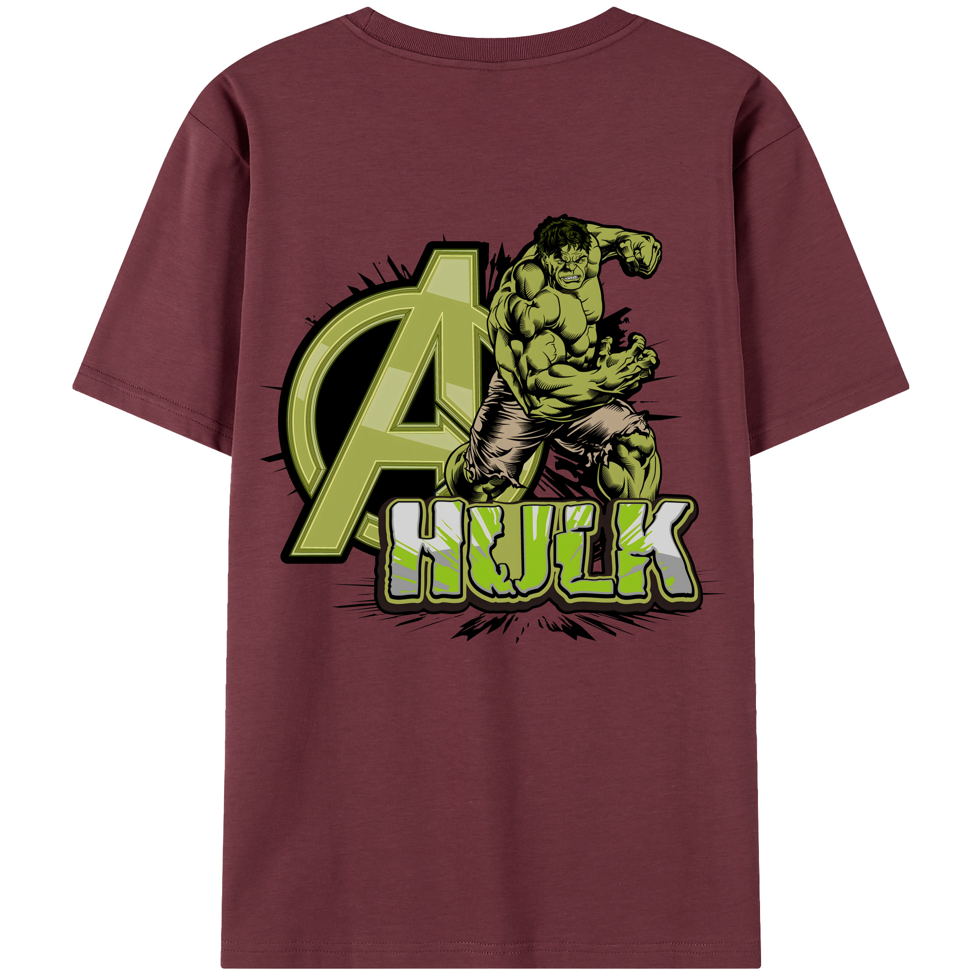 （画像用） アベンジャーズ The Avengers 綿100％半袖Tシャツ（背面プリント）
